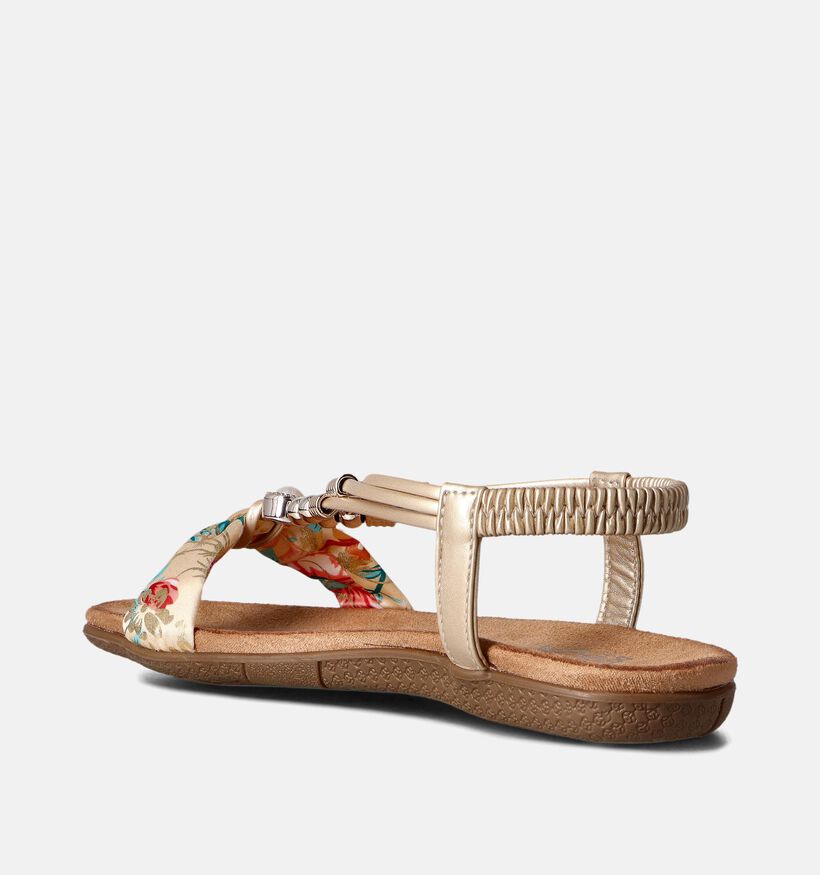 Double Heart Gouden Sandalen voor dames (357744)