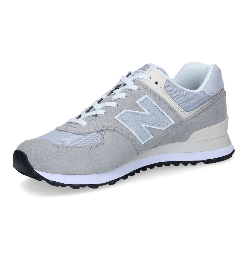 New Balance ML574 Baskets en Bleu en daim (301744)