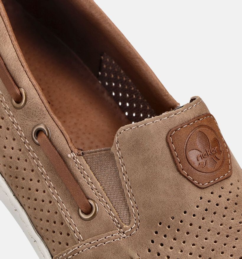 Rieker Lichtbruine Instappers voor heren (370497)