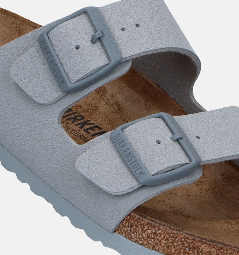 Birkenstock Arizona Birko Flor Nu-pieds en Gris pour femmes (338033)