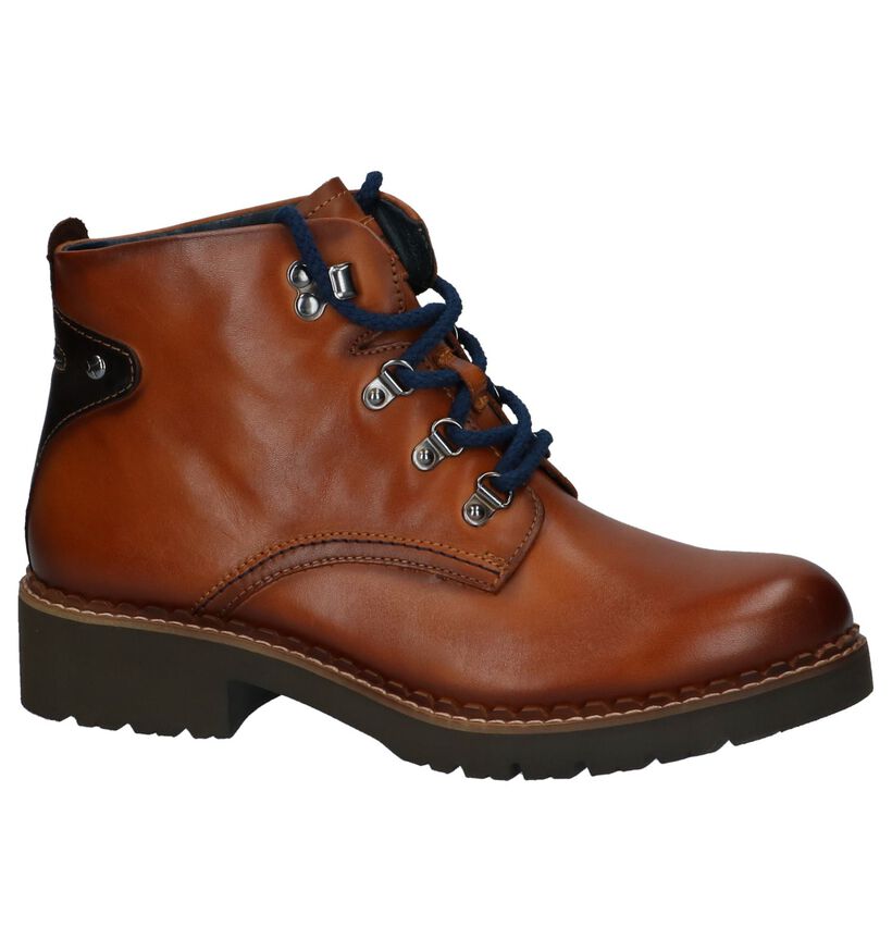 Cognac Boots Pikolinos Vicar in leer (233005)