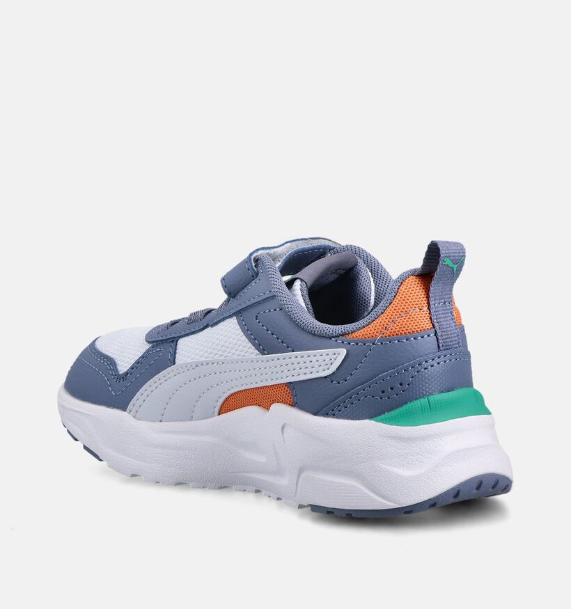 Puma Trinity 2 Baskets en Bleu pour gar&ccedil;ons, filles (366652) - pour semelles orthop&eacute;diques