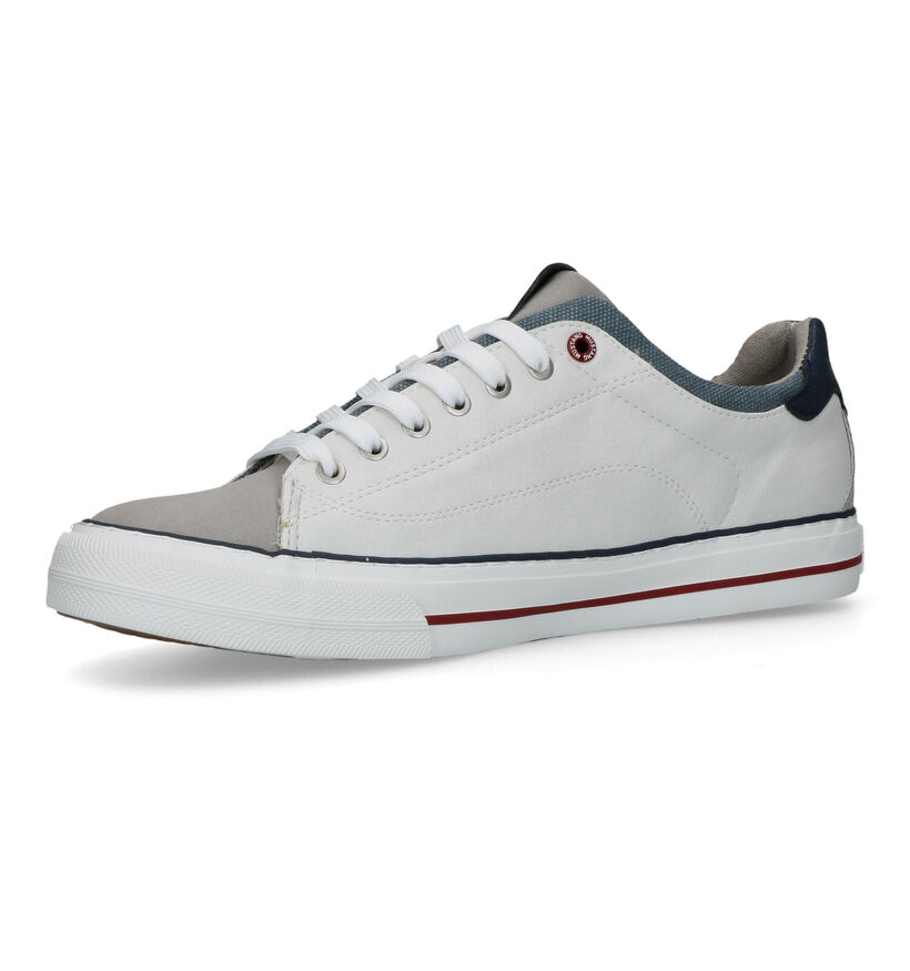 Mustang Chaussures à lacets en Blanc pour hommes (323399)