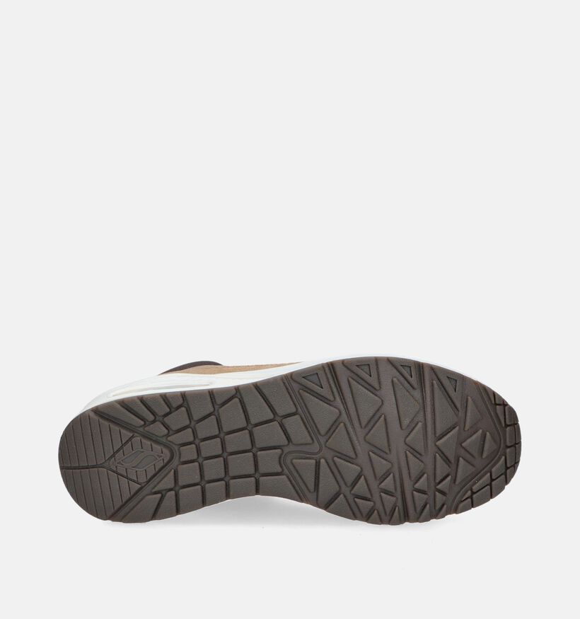 Skechers Uno Baskets en Cognac pour hommes (346370) - pour semelles orthopédiques