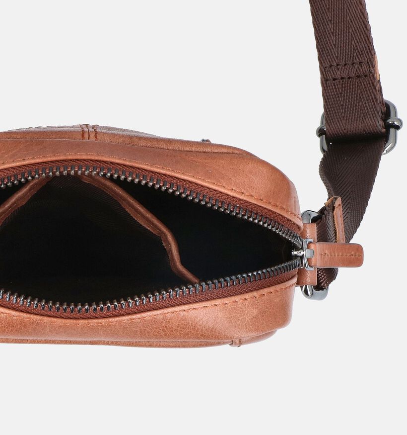 Maverick Cognac Schoudertas voor heren (365806)