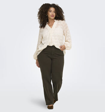 ONLY Carmakoma Jeans Bruin