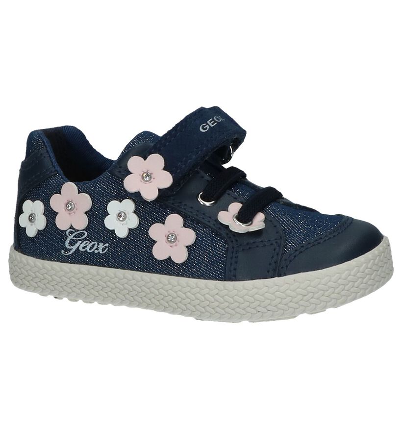 Beige Schoentjes met Bloemen Geox in stof (237974)