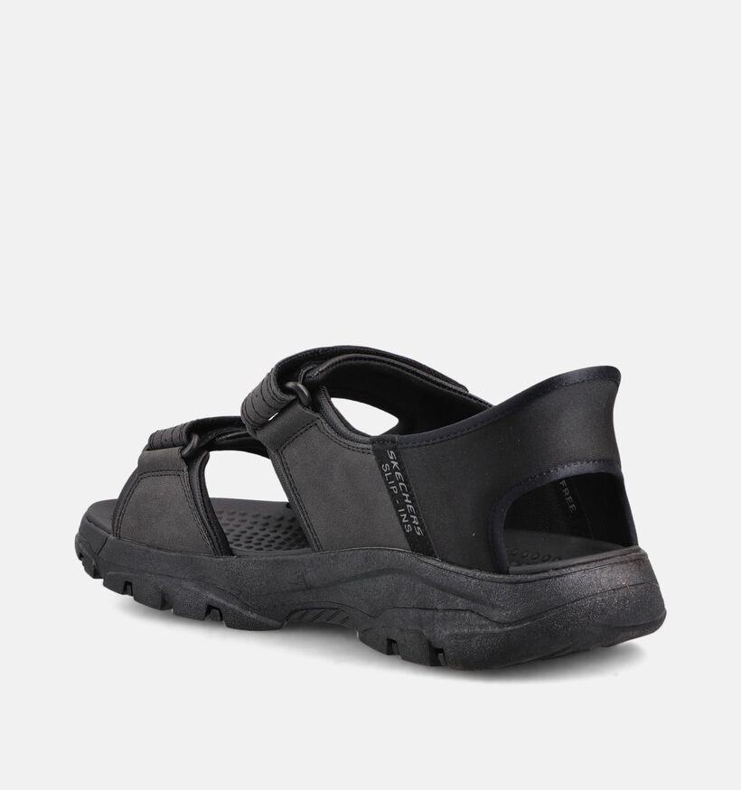 Skechers Tresmen Reece Zwarte Slip-in Sandalen voor heren (371035)