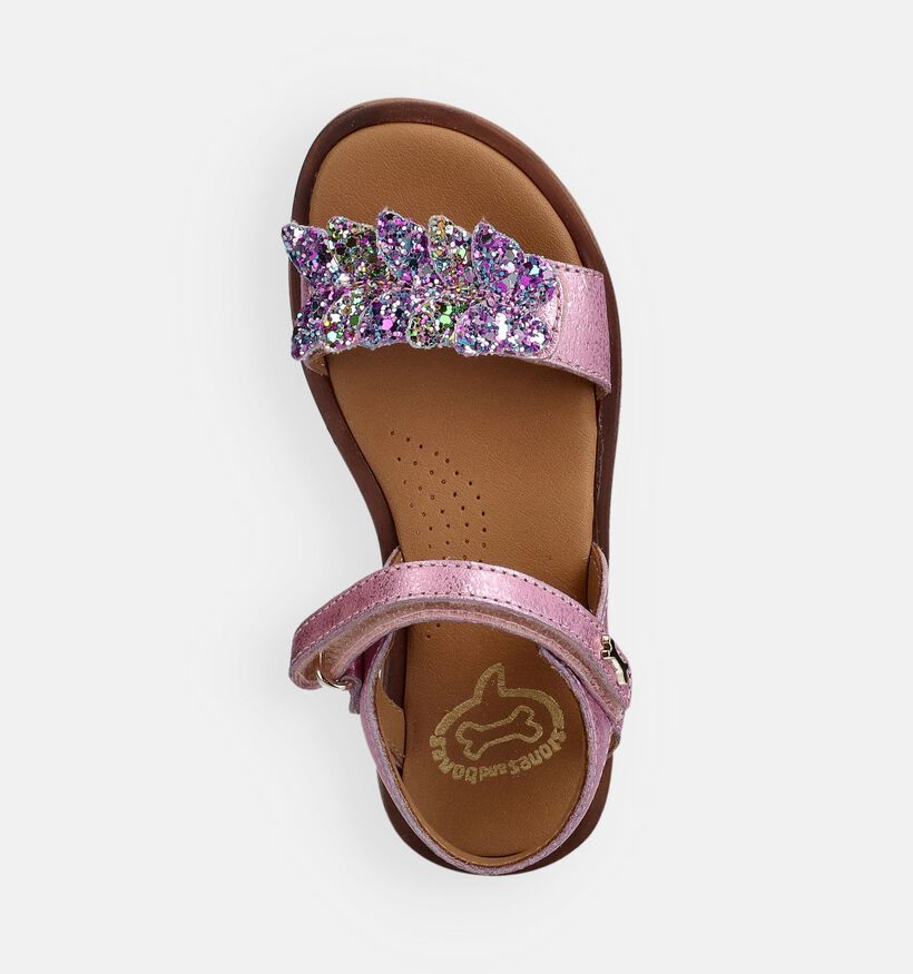 STONES and BONES Zelly Sandales en Rose pour filles (373763)