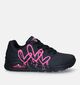 Skechers Uno Dripping In Love Zwarte Sneakers voor dames (334203)
