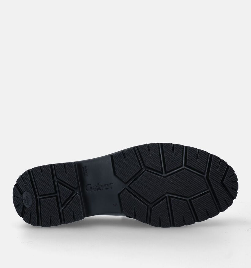 Gabor Best Fitting Mocassins en Noir pour femmes (331128) - pour semelles orthopédiques
