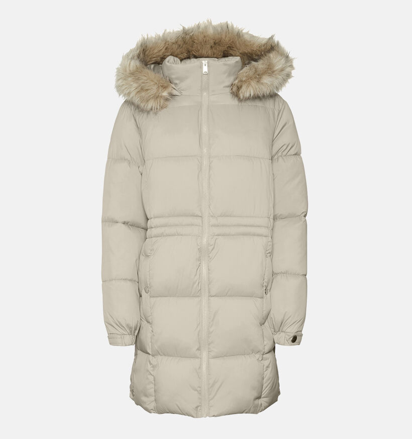 Vero Moda Pinar Beige Lange winterjas voor dames (344071)