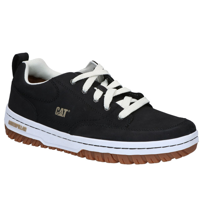 Caterpillar Decade Chaussures à Lacets en Noir en cuir (256192)