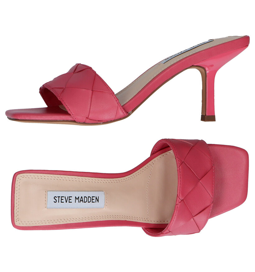 Steve Madden Frenzy Mules en Rose pour femmes (299472)