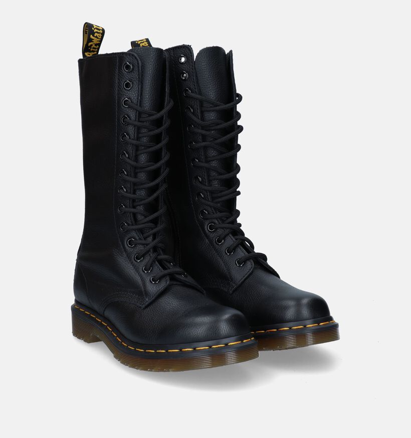 Dr. Martens 1B99 14 Eye Zip Boots en Noir pour femmes (343601) - pour semelles orthopédiques