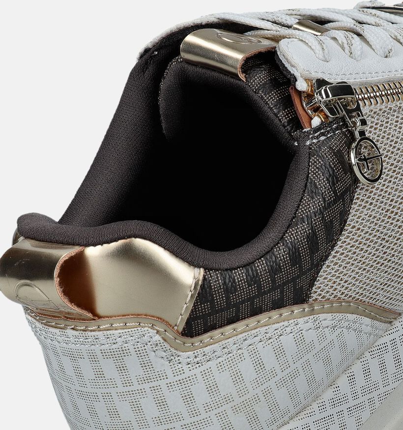 Tamaris Beige Sneakers voor dames (351523) - geschikt voor steunzolen