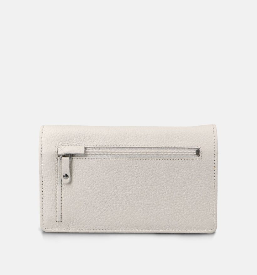 Crinkles Porte-monnaie en Ecru pour femmes (373873)