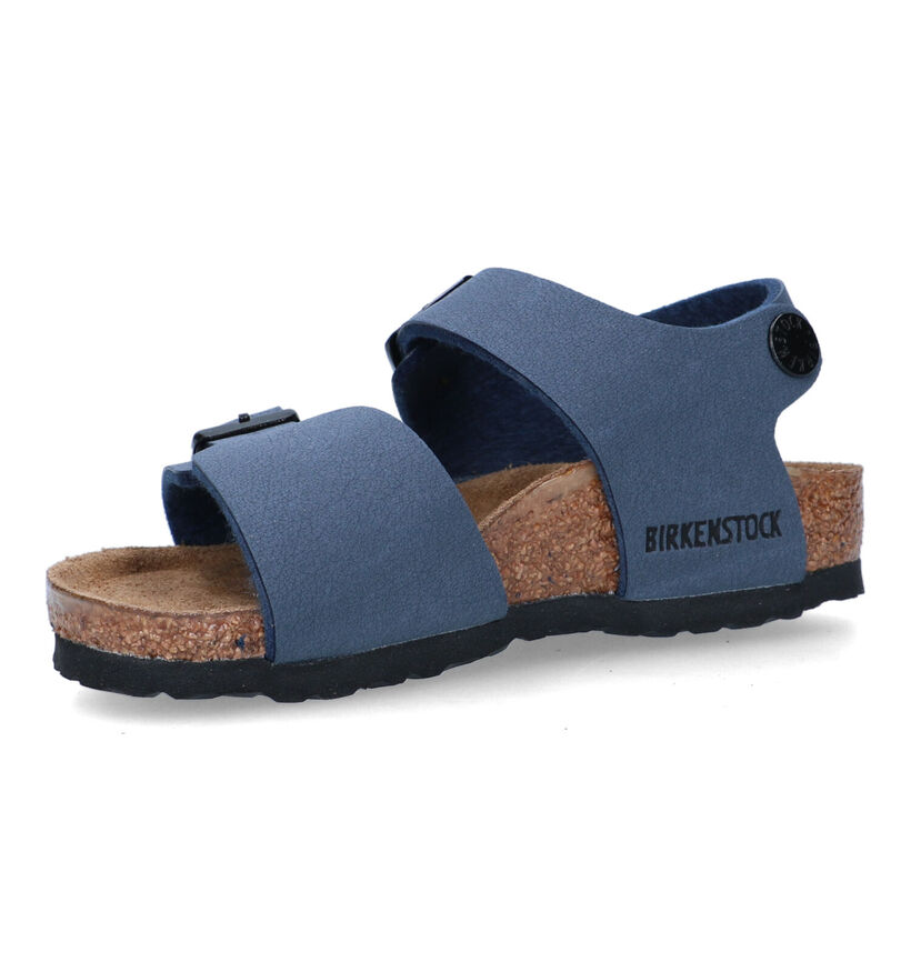 Birkenstock New York Sandales en Bleu pour filles, garçons (322480)