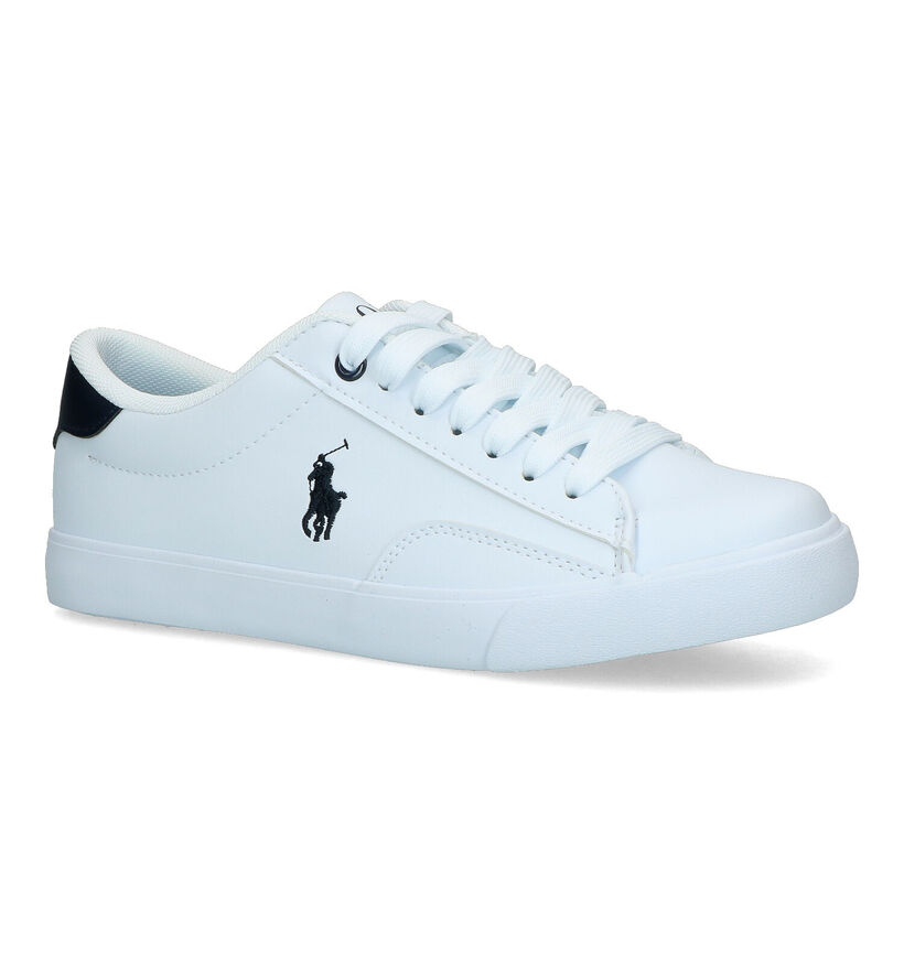 Polo Ralph Lauren Theron Witte Veterschoenen voor jongens (320149)