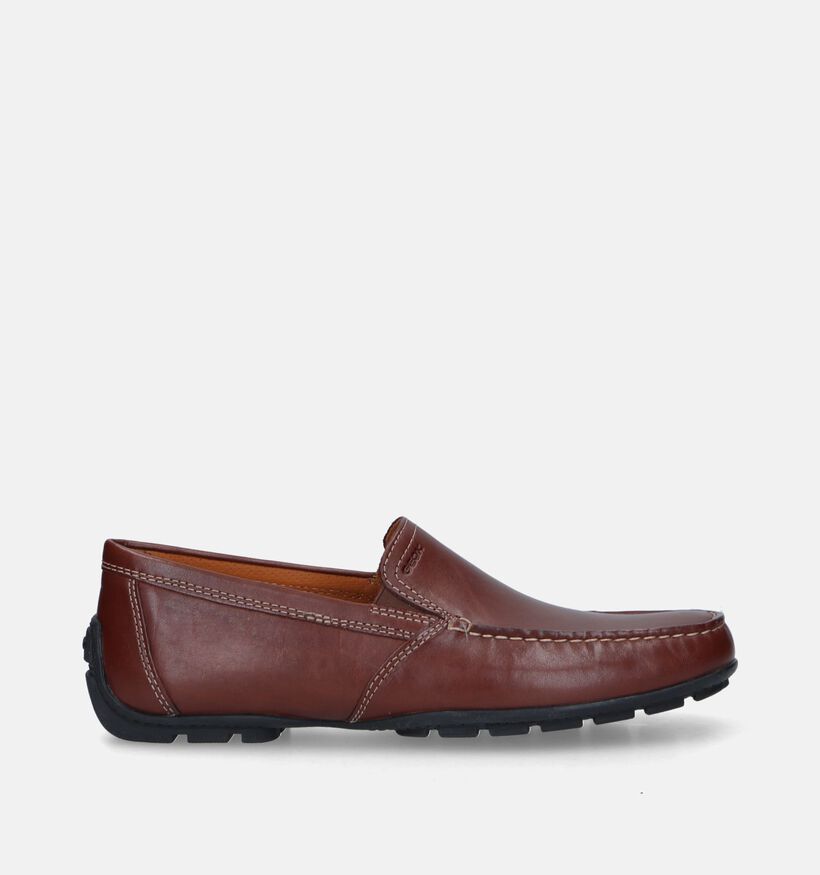 Geox Moner Mocassins en Cognac pour hommes (279092)