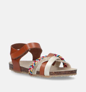 Milo & Mila Sandalen Cognac