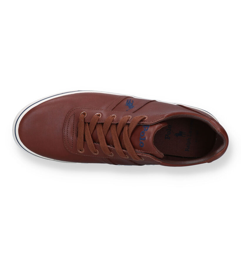 Polo Ralph Lauren Hanford Chaussures à lacets en Cognac pour hommes (330022)