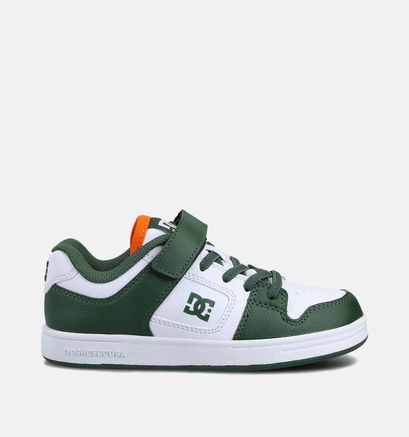 DC Shoes Manteca 4 Witte/Groene Sneakers voor jongens (360789) - geschikt voor steunzolen