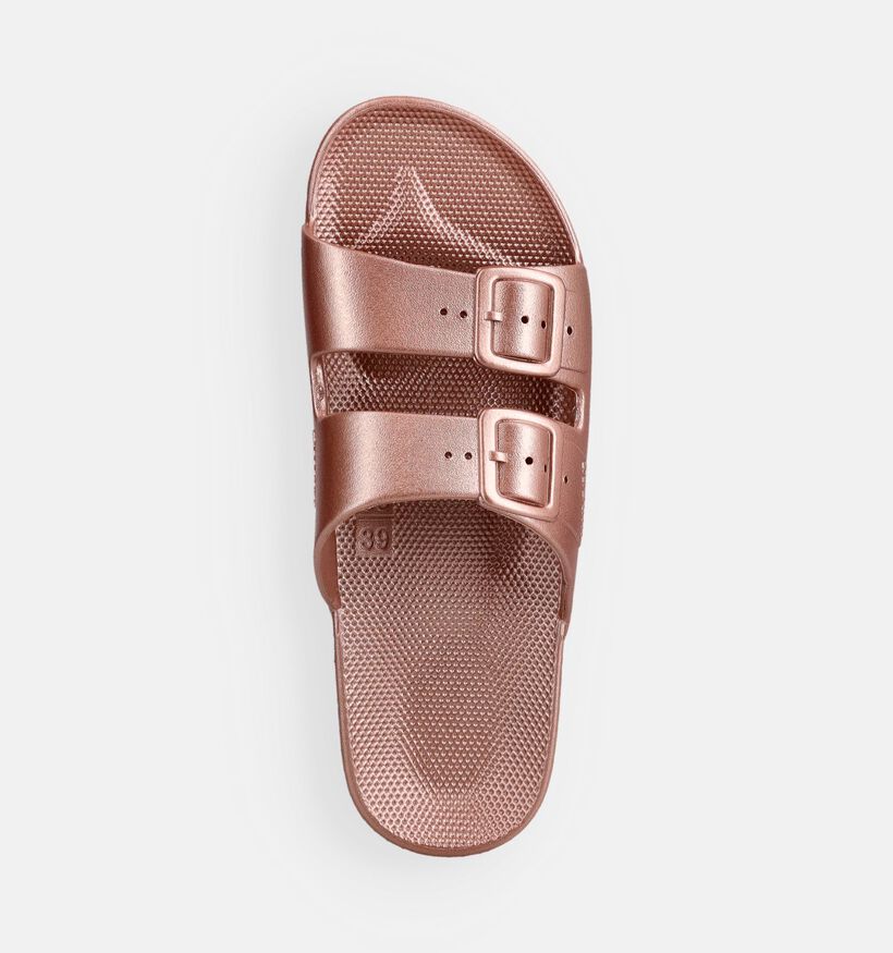 Freedom Moses Original Claquettes en Or rose pour femmes (370844)
