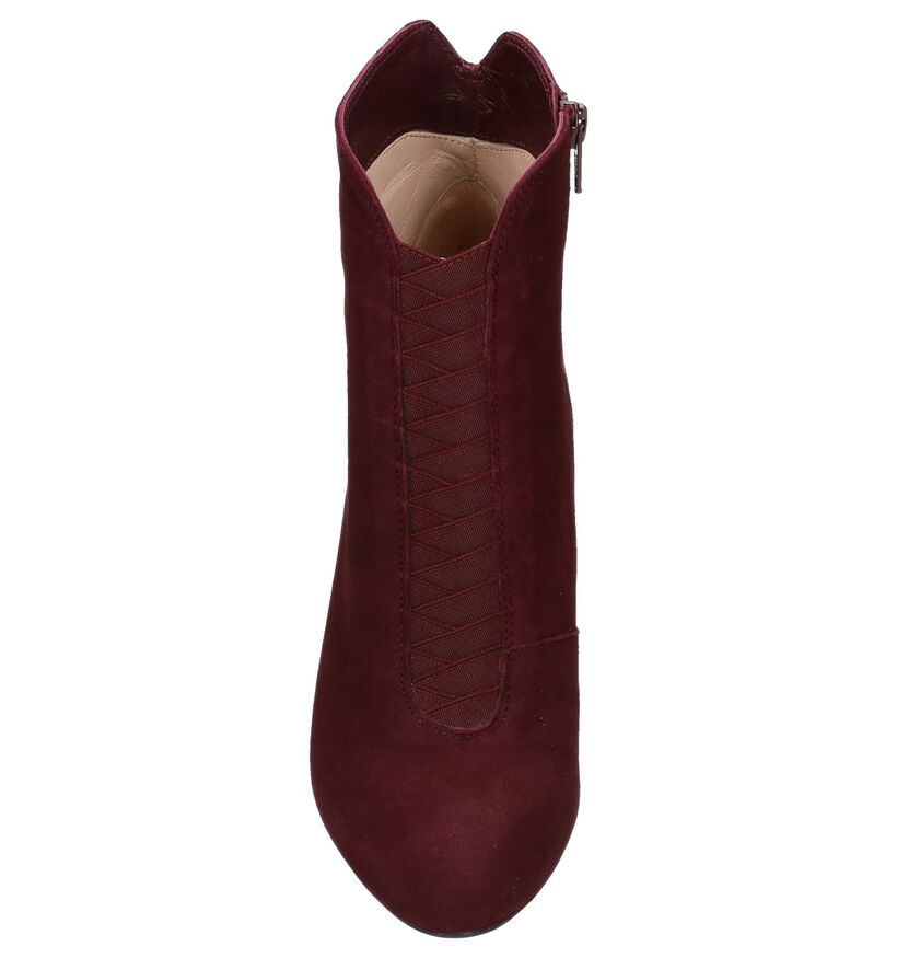 Bordeaux Enkellaarzen High Heels Unisa Pansi, , pdp