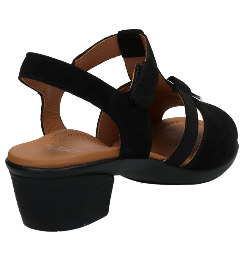 Ara Lugano Sandales en Noir en nubuck (272507)