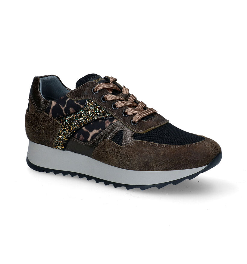 NeroGiardini Kaki Sneakers in nubuck (296625)