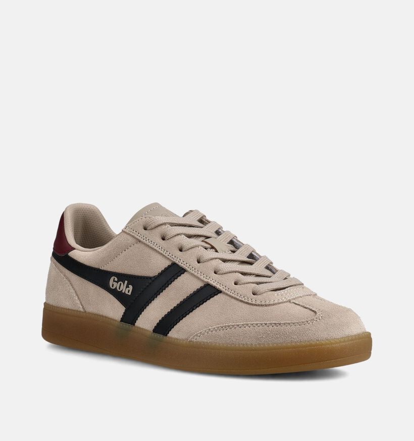 Gola Viper Taupe Veterschoenen voor heren (368578) - geschikt voor steunzolen