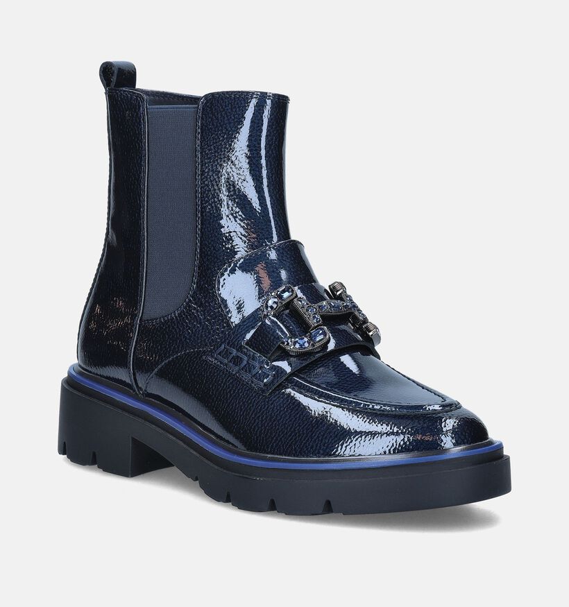 Regarde Le Ciel Ginevra Blauwe Chelsea boots voor dames (347354)