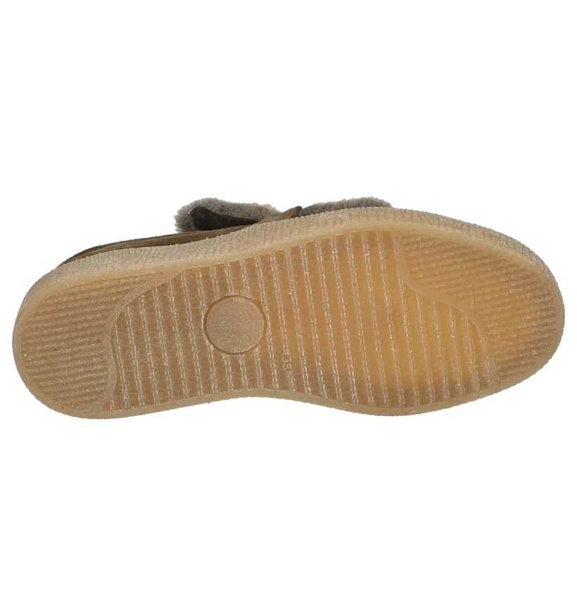 Kaki Geklede Instapper Tango Chantal in daim (216962)