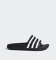 adidas Adilette Aqua Zwarte Slippers voor meisjes, jongens (350088)