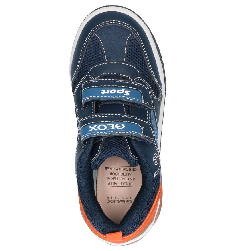 Geox Blauwe Velcroschoenen in kunstleer (265801)