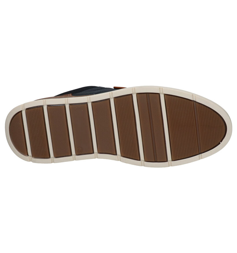 Bullboxer Blauwe Hoge Schoenen in leer (296424)