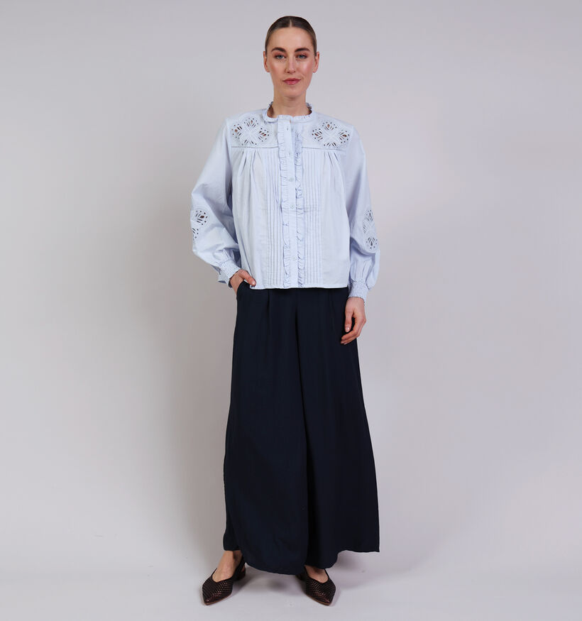 Rue Mazarine Swann Blauwe Blouse voor dames (374140)