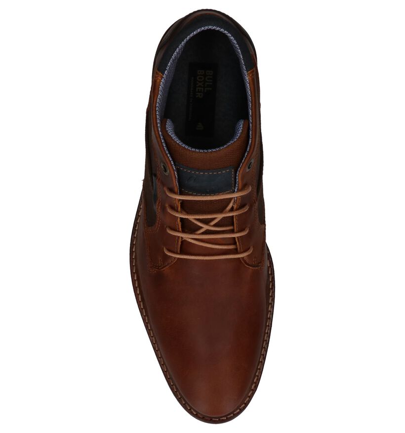 Bullboxer Chaussures hautes en Cognac en cuir (239048)