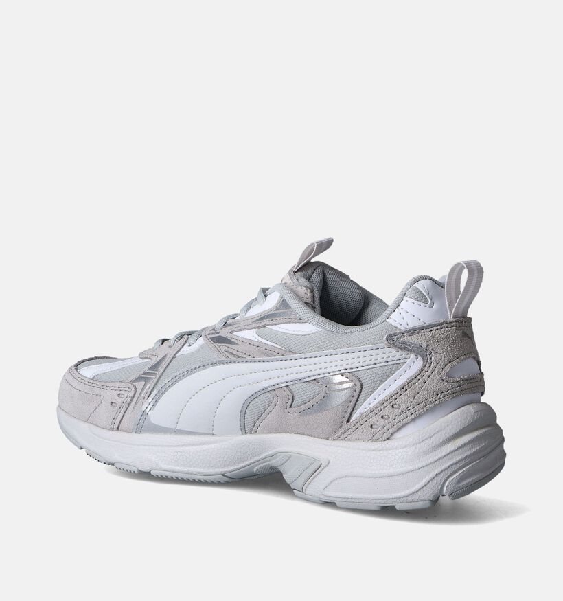 Puma Milenio Tech Suede Baskets en Blanc pour femmes (350445) - pour semelles orthopédiques