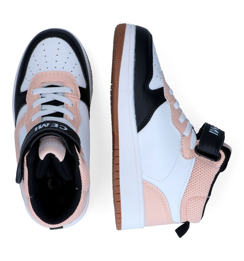 CEMI Baskets montantes en Blanc pour filles (322308)