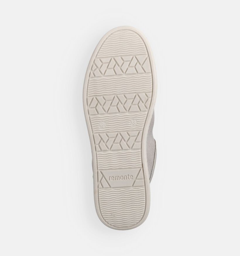 Remonte Goudkleurige Veterschoenen voor dames (367747) - geschikt voor steunzolen