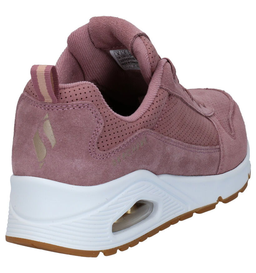 Skechers Eno Two For The Show Baskets en Rose en synthétique (279394)