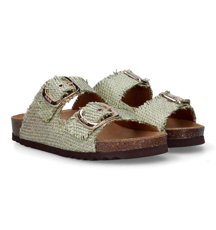 Scholl  Josephine Nu-pieds orthopédiques en Vert pour femmes (338548)