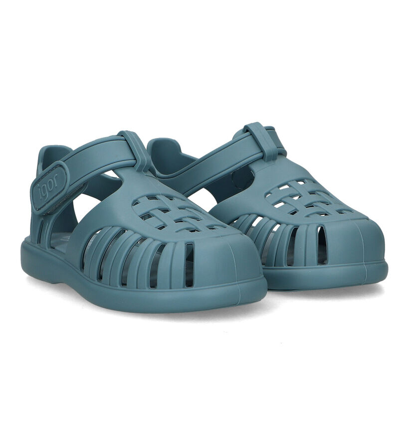 Igor Chaussures d'eau en Bleu pour filles, garçons (340875)