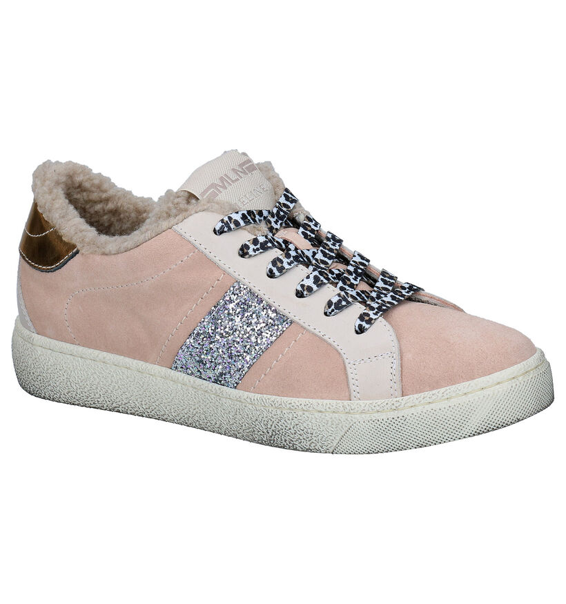 Méliné roze Sneakers in daim (297812)
