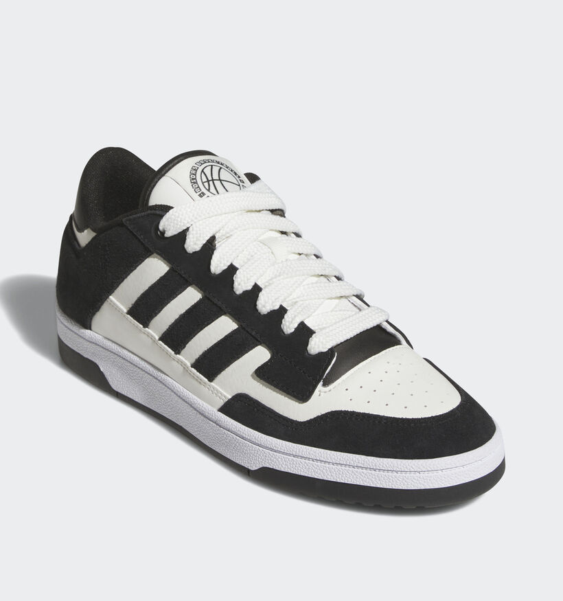 adidas Rapid Court Low Zwarte Sneakers voor heren (357133) - geschikt voor steunzolen