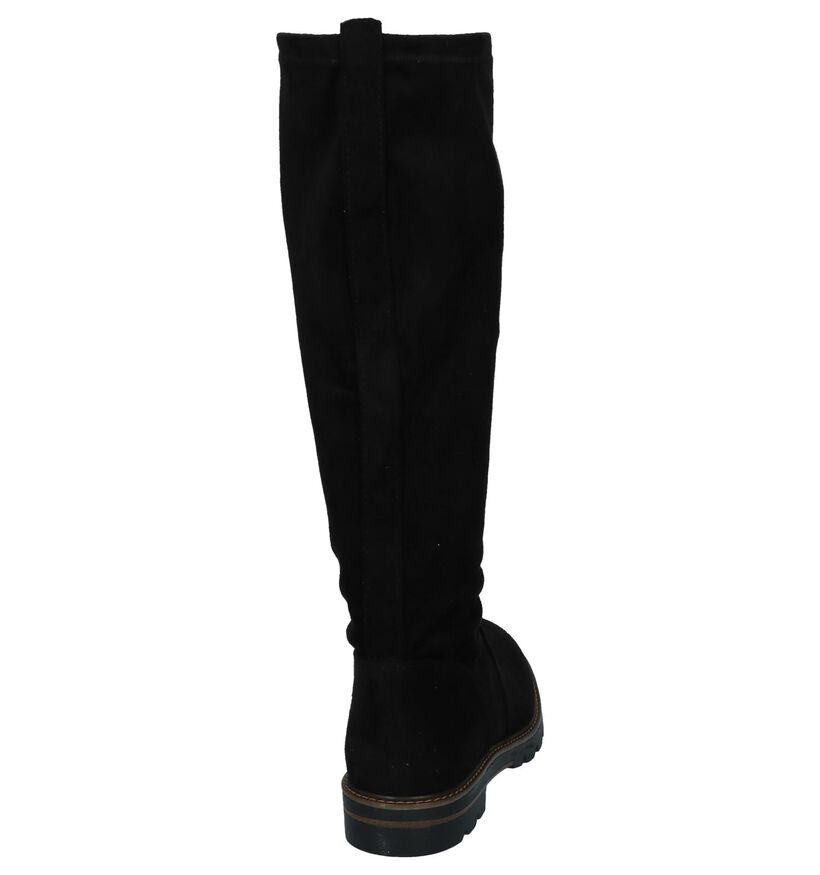 Marco Tozzi Bottes hautes en Noir en textile (226320)