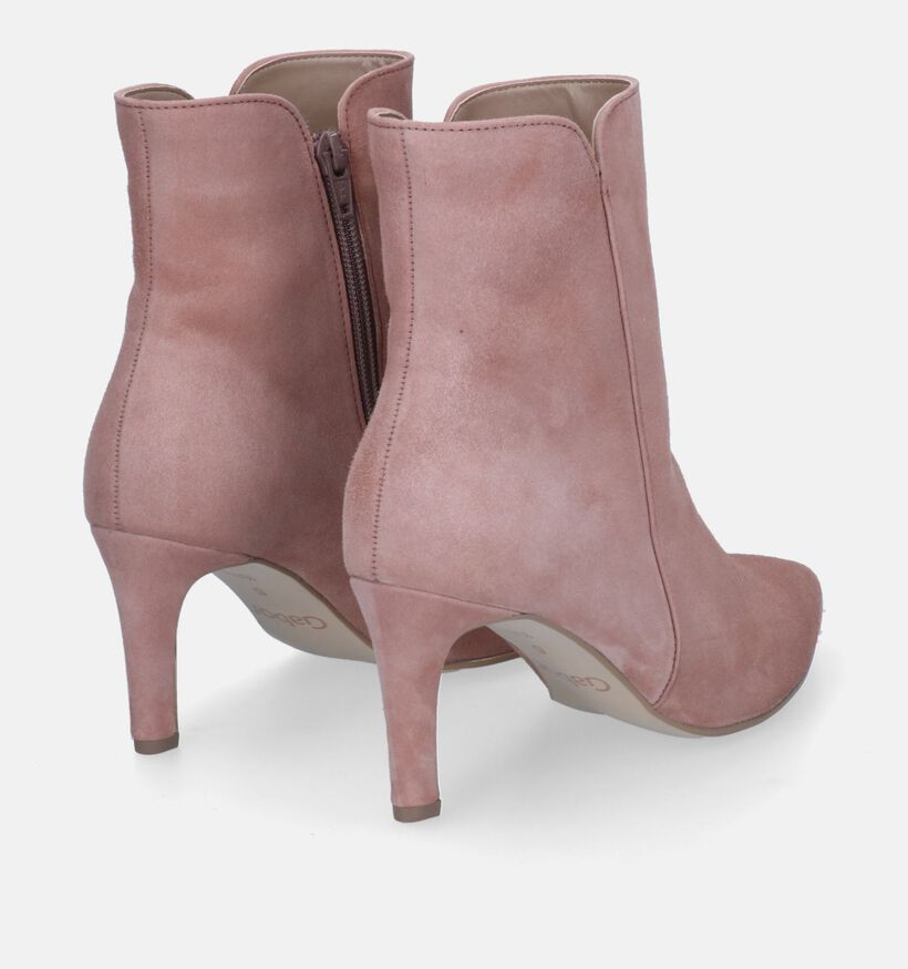 Gabor Bottines à talons en Rose pour femmes (315251)