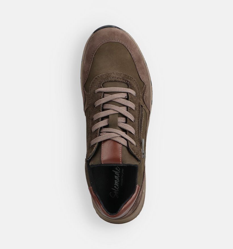 Solemade James Bruine Rits-Veterschoenen voor heren (363835) - geschikt voor steunzolen